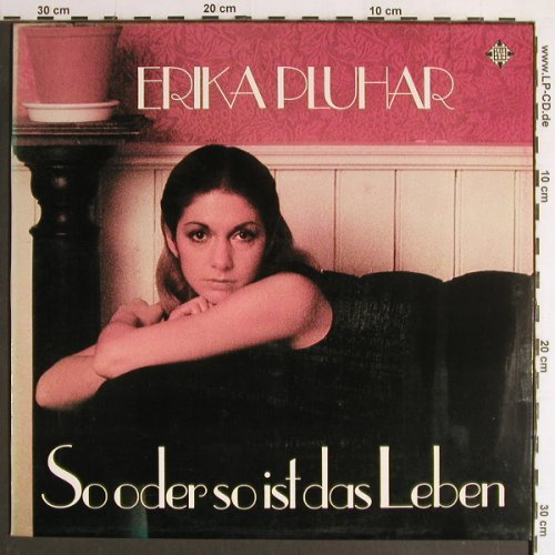 Pluhar,Erika: So oder so ist das Leben, Telef.(SLE 14762-P), D, 1974 - LP - Y6826 - 7,50 Euro