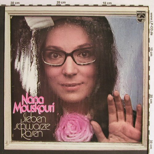 Mouskouri,Nana: Sieben schwarze Rosen, Philips(6325 199), D, Ri, 1975 - LP - Y6864 - 5,00 Euro