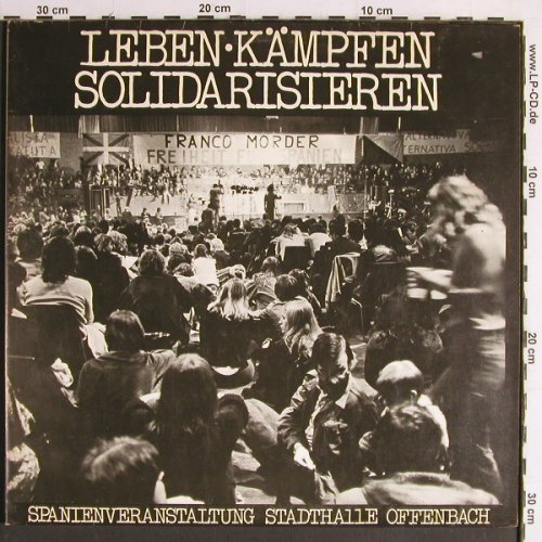 V.A.Spanienveranstaltung Stadthalle: Offenbach.Leben,Kämpfen...Foc, Trikont (US 12/L84), D, Booklet, 1975 Typ: 2LP Best.-Nr.: Y6915 Preis: 7,50 Euro