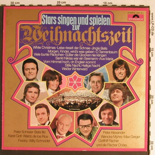 V.A.Stars Singen und Spielen zur: Weihnachtszeit-FischerCh..Montanara, Polydor (2437 317), D Typ: LP Best.-Nr.: Y6965 Preis: 4,00 Euro