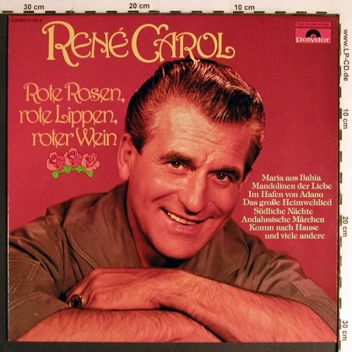 Carol,Rene: Rote Rosen, Rote Lippen, Roter Wein, Polydor,Club Ed.(27 345-8), D,Ri,  - LP - Y7002 - 5,00 Euro