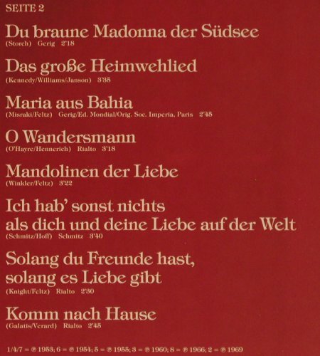 Carol,Rene: Rote Rosen, Rote Lippen, Roter Wein, Polydor,Club Ed.(27 345-8), D,Ri,  - LP - Y7002 - 5,00 Euro