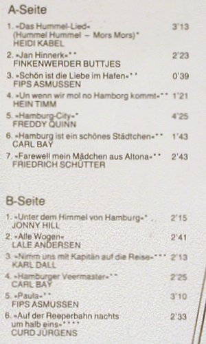 V.A.Hamburgs Hafen wird 800.(1989): Heidi Kabel...Kurt Jürgens,vg+/vg+, PR-Record(200.111), D,pic disc, 1988 - PLP - Y7078 - 4,00 Euro