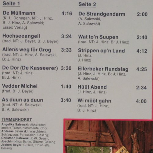 Timmerhorst: 2 - Textblatt, Timmerh. (106.665), D Typ: LP Best.-Nr.: Y7082 Preis: 6,00 Euro