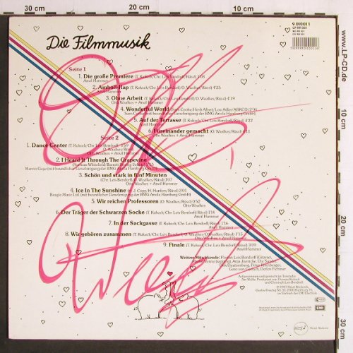 Waalkes,Otto: Die Filmmusik - 2x Autogramm, EMI(RR 001/9 010011), D, 1987 - LP - Y7100 - 15,00 Euro