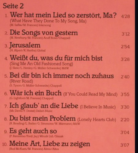 Lavi,Daliah: Willst du mit mir geh'n, Club Ed., Polydor (31 488 0), D, Ri, 1971 Typ: LP Best.-Nr.: Y7105 Preis: 5,00 Euro