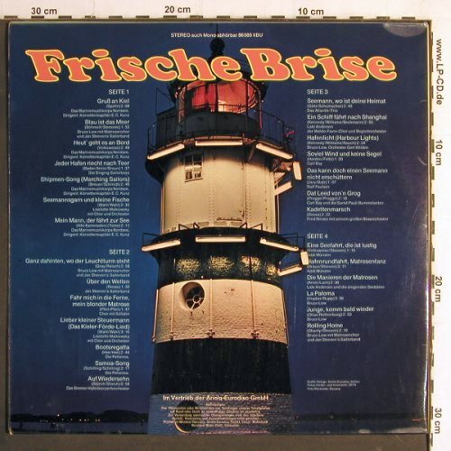 V.A.Frische Brise: Marinemusikkorps Nordsee..Bruce Low, Ariola(86 089 XBU), D,vg+/vg+,  - 2LP - Y7189 - 6,00 Euro