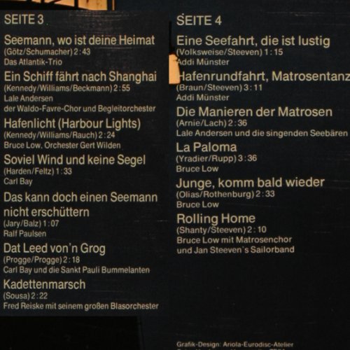 V.A.Frische Brise: Marinemusikkorps Nordsee..Bruce Low, Ariola(86 089 XBU), D,vg+/vg+,  - 2LP - Y7189 - 6,00 Euro