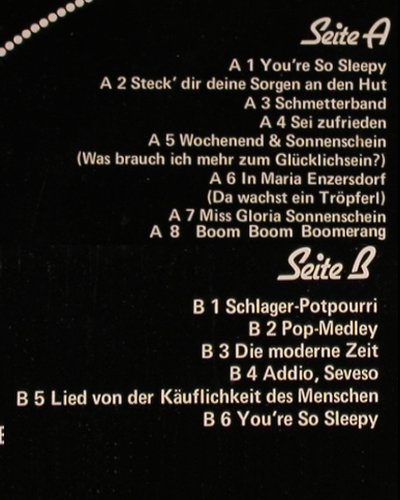 Schmetterlinge: Beschwichtigung Show, Soundtrack, Antagon (ALP 3208), D, m-/vg+ Typ: LP Best.-Nr.: Y7203 Preis: 5,00 Euro