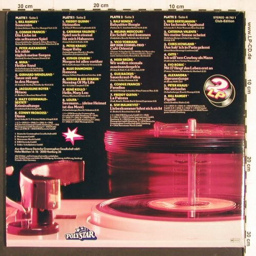 V.A.Souvenirs, Souvenirs: Bill Ramsey,C.Francis,Alexander.., Polystar (46 762 1), D, Club Ed Typ: 2LP Best.-Nr.: Y7216 Preis: 6,00 Euro