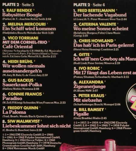 V.A.Souvenirs, Souvenirs: Bill Ramsey,C.Francis,Alexander.., Polystar (46 762 1), D, Club Ed Typ: 2LP Best.-Nr.: Y7216 Preis: 6,00 Euro