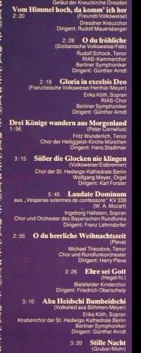 V.A.Stars singen zum Weihnachtsfest: Dir 20 schönsten Weihnachtslieder, Ariola (89 333 XSU), D, 1977 Typ: LP Best.-Nr.: Y7234 Preis: 5,00 Euro