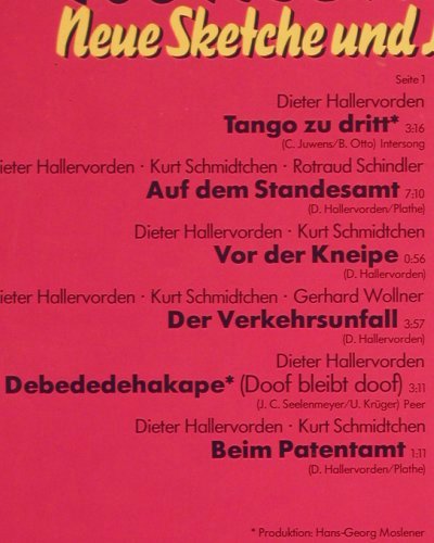 Hallervorden,Dieter: Nonsens nach Noten, m /vg+, Philips (6305 426), D, 1980 Typ: LP Best.-Nr.: Y7261 Preis: 6,00 Euro