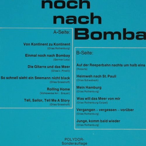 Quinn,Freddy: Einmal noch nach Bombay,Sonderaufl., Polydor(61 095), D, 1969 - LP - Y7387 - 7,50 Euro