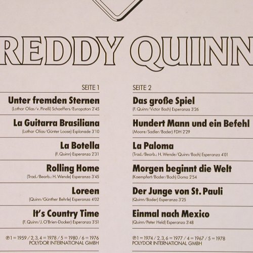Quinn,Freddy: Die Grossen 12, Polydor(2459 208), D,  - LP - Y7391 - 5,00 Euro