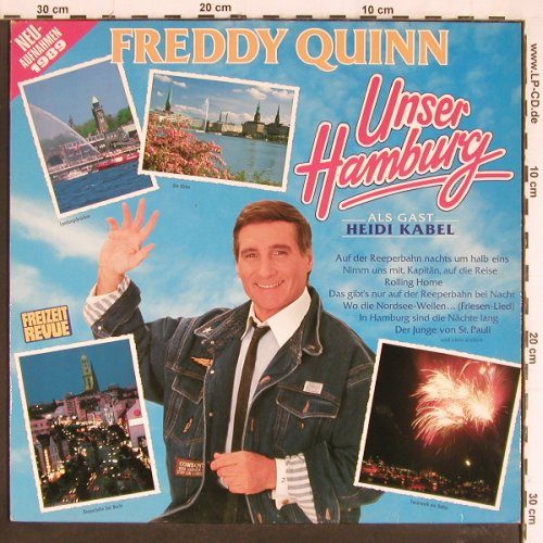 Quinn,Freddy: Unser Hamburg, mit Heidi Kabel, Ariola(36342-4), D, 1989 - LP - Y7393 - 9,00 Euro