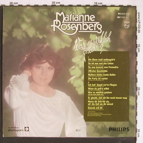 Rosenberg,Marianne: War es wirklich gestern ?, Philips(6305 339), D, 1977 - LP - Y7446 - 7,50 Euro