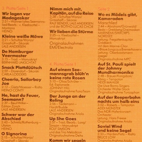 V.A.Die Seemannskiste: Passat-Chor... Ralf Paulsen, Box, Marcato/Polydor/Columbia(30 650 6), D,Club Ed., 1980 - 4LP - Y7460 - 9,00 Euro