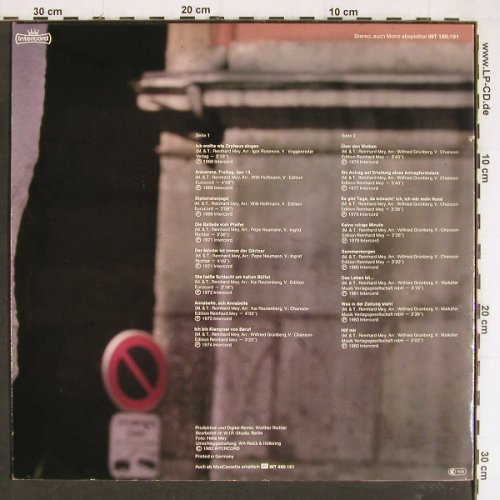 Mey,Reinhard: Die Großen Erfolge, HörZu(INT 160.191), D, 1983 - LP - Y7462 - 5,00 Euro