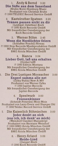 V.A.Grand Prix der Volksmusik: Das Album zur gleichn.TV-Sendung, Teldec(9031-71383-1), D, 1990 - LP - Y7586 - 4,00 Euro