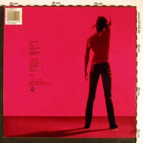 Müller-Westernhagen,Marius: Die Sonne So Rot, +Sticker, WB(240 492-1), D, 1984 - LP - Y7591 - 6,00 Euro