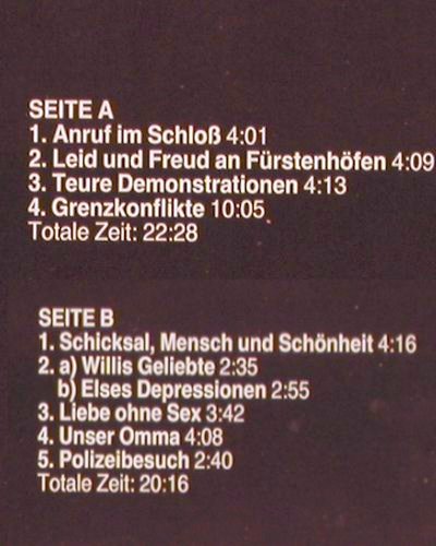 Stratmann,Else: Schlachtplatte, Live Theater am Dom, Rillenschlange/WDR (730003), D, 1983 Typ: LP Best.-Nr.: Y7597 Preis: 7,50 Euro