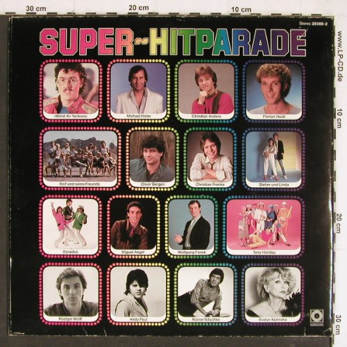 V.A.Super-Hitparade: Nino de Angelo... Stefanie Werger, Sonocord (28 569-2), D, Foc, 1984 Typ: 2LP Best.-Nr.: Y7608 Preis: 5,00 Euro