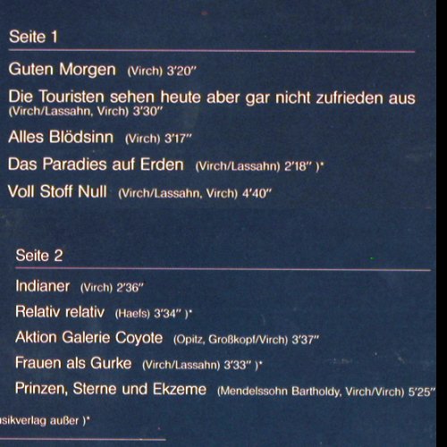 Virch,Erich: Alltagswahnsinn, Facts, vg+/vg+, RCA (PL 28515), D, 1982 Typ: LP Best.-Nr.: Y7623 Preis: 4,00 Euro