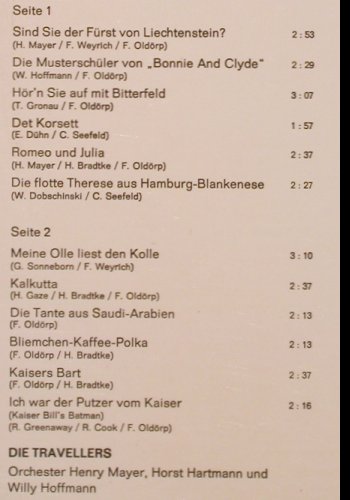 Travellers: Jubel Trubel, Philips (844 325 PY), D, 1968 Typ: LP Best.-Nr.: Y7685 Preis: 7,50 Euro