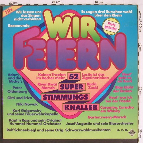 V.A.Wir Feiern: Kölsche Mösche.. Luftwaffenmusikk., Telefunken (6.288466 DP), D, 1978 Typ: 2LP Best.-Nr.: Y7804 Preis: 4,00 Euro