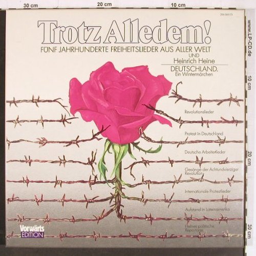 V.A.Trotz Alledem !: Pete Seeger... poetische Reportage, Vorwärts Ed.Box/Marifon (296 069/73), 24S.Bookl, 1982 Typ: 5LP Best.-Nr.: Y7841 Preis: 10,00 Euro
