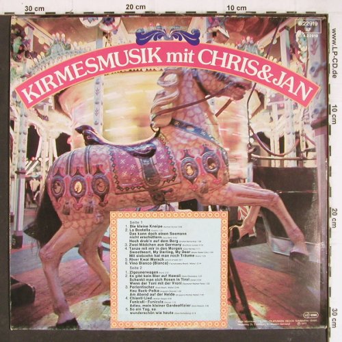 Chris & Jan: Kirmesmusik mit, Telefunken(6.22919), D, 1977 - LP - Y7846 - 5,00 Euro