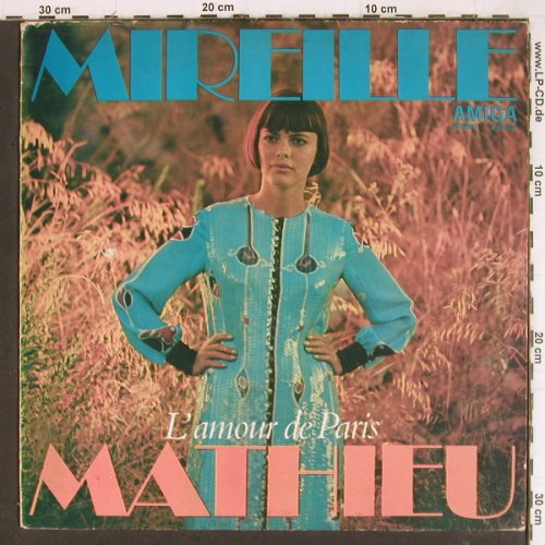 Mathieu,Mireille: L'amour de Paris, Amiga(8 55 305), DDR, 1975 - LP - Y7873 - 7,50 Euro