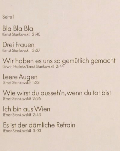 Stankowski,Ernst: Wie wirst du ausseh'n wenn du tot b, Polydor (2371 343), D, 1972 Typ: LP Best.-Nr.: Y7970 Preis: 12,50 Euro