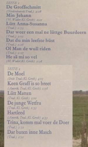 Wader,Hannes: Plattdeutsche Lieder, Foc, Philips (6305 218), D, 1974 Typ: LP Best.-Nr.: Y7981 Preis: 7,50 Euro