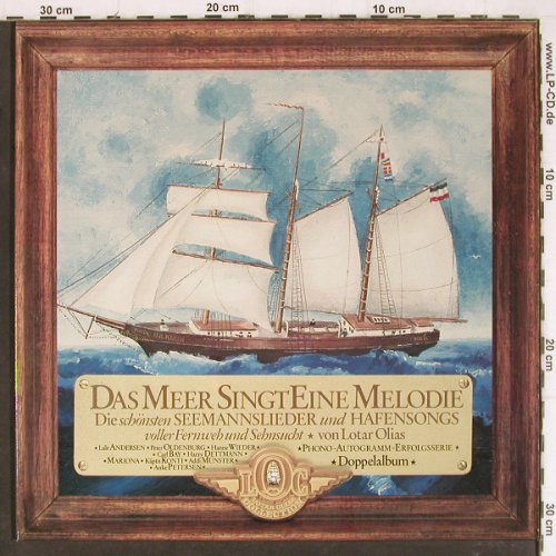 V.A.Das Meer singt eine Melodie: Seemannsl. u.Hafensongs, L.Olias, Edition Esplanade(Möwe 1005), D,  - 2LP - Y7996 - 9,00 Euro
