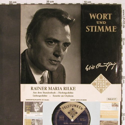 Rilke,Rainer Maria: Stundenbuch,Herbstg.by Quadflieg, Telefunken(PLB 6117), D,  - 10inch - Y8010 - 7,50 Euro