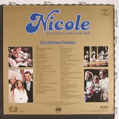 Nicole: Ein bißchen Frieden, Jupiter(6.25200 BU), D, 1982 - LP - Y8073 - 5,00 Euro