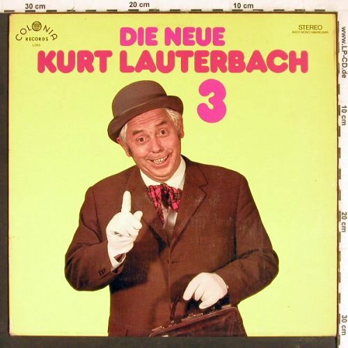 Lauterbach,Kurt: Die Neue 3, Colonia Rec.(L003), D,  - LP - Y8114 - 5,00 Euro