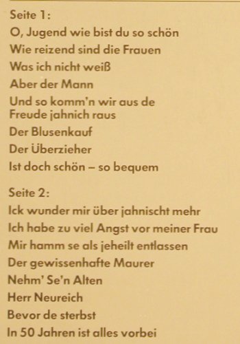 Reutter,Otto: In 50 Jahren ist alles vorbei, Polydor, Ri(2428 104), D, 1967 - LP - Y8341 - 5,00 Euro