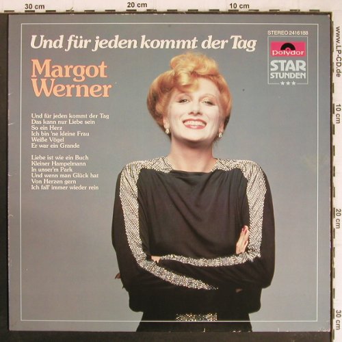 Werner,Margot: Und für jeden kommt der Tag, Polydor Star Stunden (2416 188), D, Ri, 1974 Typ: LP Best.-Nr.: Y8419 Preis: 5,00 Euro