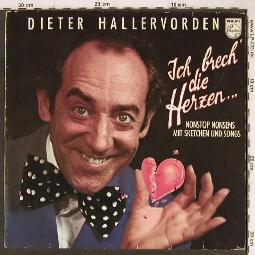 Hallervorden,Dieter: Ich brech' die Herzen.., Philips (6305 353), D, 1978 Typ: LP Best.-Nr.: Y8446 Preis: 5,00 Euro