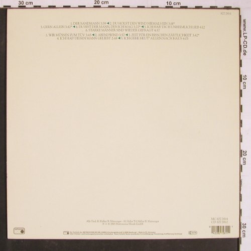 Haller,Hanne: Gefühlsroulette, Metronome(827 281-1), D, 1985 - LP - Y845 - 6,00 Euro