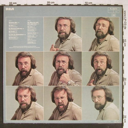 Scheibner,Hans: Darf Der Das?, RCA (PL 28370), D, 1979 Typ: LP Best.-Nr.: Y8570 Preis: 5,00 Euro