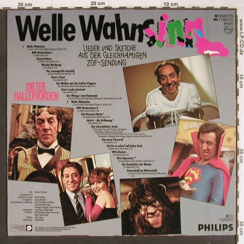 Hallervorden,Dieter: Welle Wahnsinn, Philips (6435 175), D, 1982 Typ: LP Best.-Nr.: Y8615 Preis: 4,00 Euro