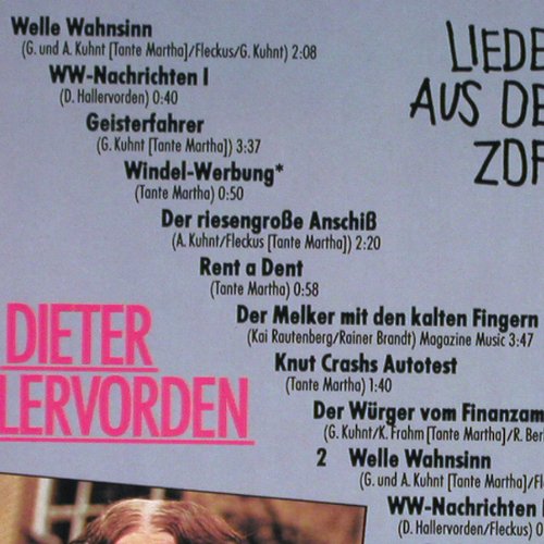 Hallervorden,Dieter: Welle Wahnsinn, Philips (6435 175), D, 1982 Typ: LP Best.-Nr.: Y8615 Preis: 4,00 Euro