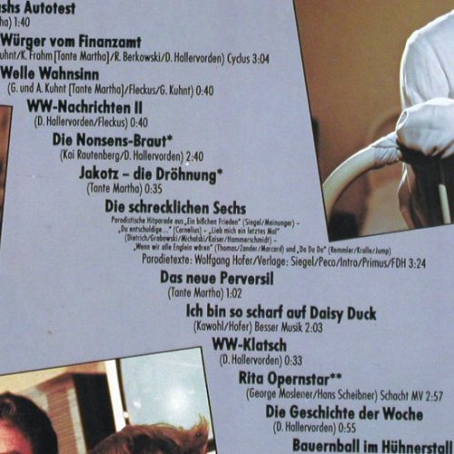 Hallervorden,Dieter: Welle Wahnsinn, Philips (6435 175), D, 1982 Typ: LP Best.-Nr.: Y8615 Preis: 4,00 Euro