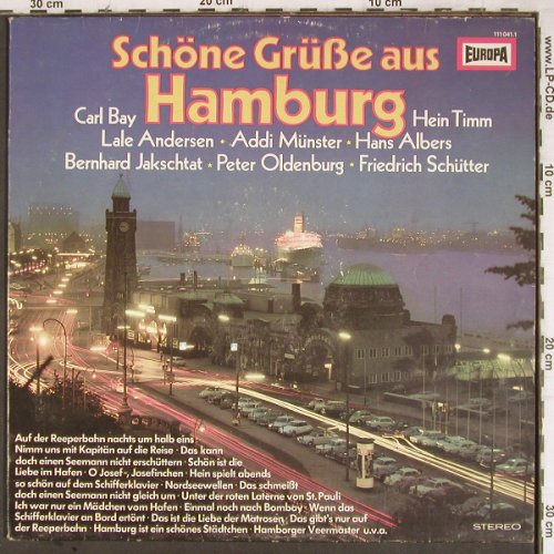 V.A.Schöne Grüsse aus Hamburg: Bernhard Kakschtat... Carl Bay, Europa (111 041.1), D, 28 Tr., 1973 Typ: LP Best.-Nr.: Y8822 Preis: 5,00 Euro