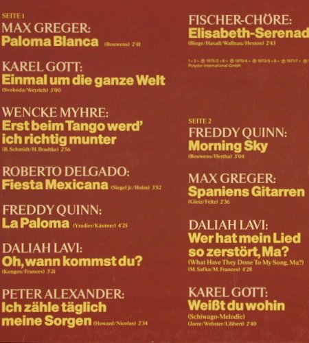 V.A.Wüsche-Ihr GrossesWunschkonzert: Max Greger... Wenke Myhre, Polydor/BILD (2459 060), D Typ: LP Best.-Nr.: Y8825 Preis: 4,00 Euro