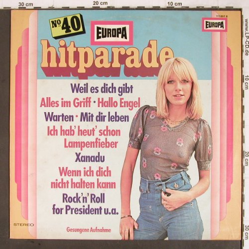 Reichel,Udo - Orchester: Hitparade No.40, gesungene Aufn., Europa(111 897.8), D, 1982 - LP - Y8916 - 3,00 Euro